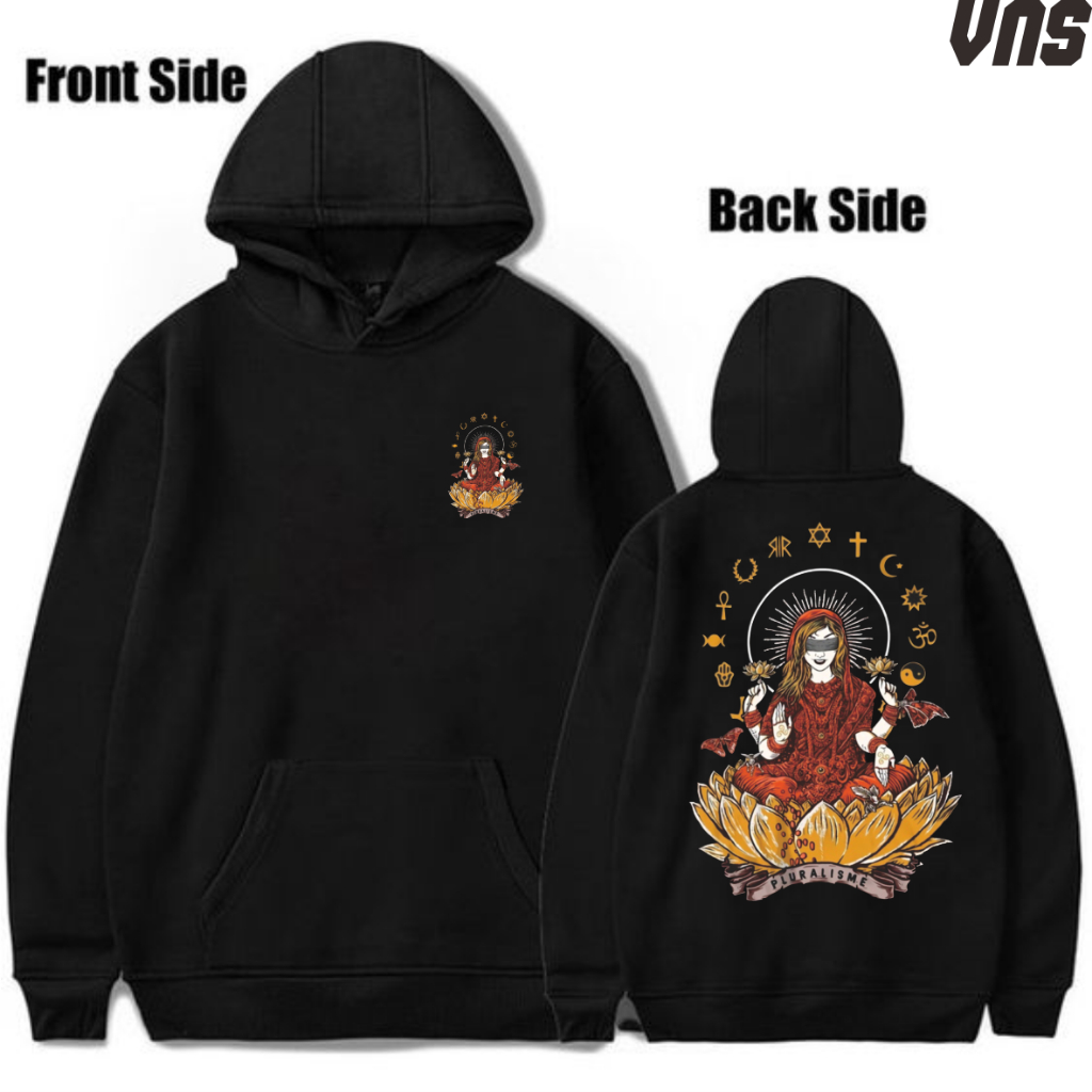 Hoodie Pria Distro Hitam Original Hodie Pria Hodie Distro Original Unisex motif pluralisme termurah