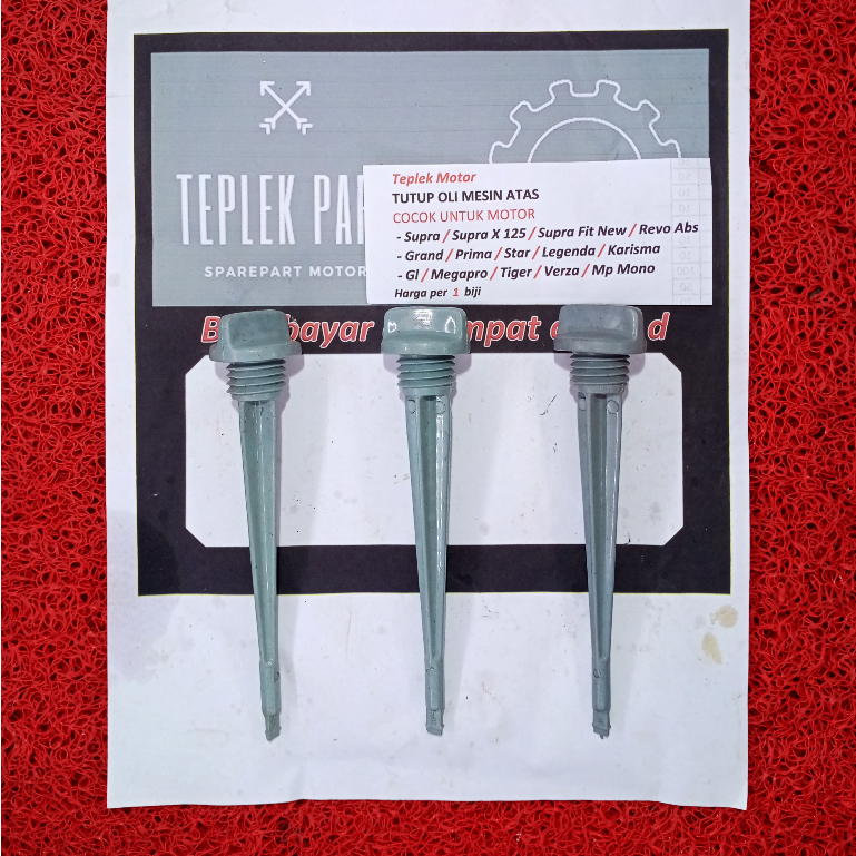 Tutup Oli Mesin/Motor Pcx Aerox Beat Vario 160 Supra X 125 Nmax Vixion Old Mio Rx King Fizr Satria