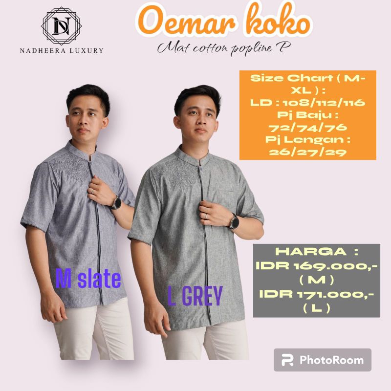 Ready Stok Oemar Koko by Nadheera luxury