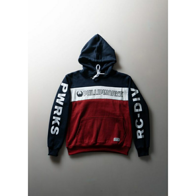 SENTINEL HOODIE RED ORIGINAL PHILLIP WORKS