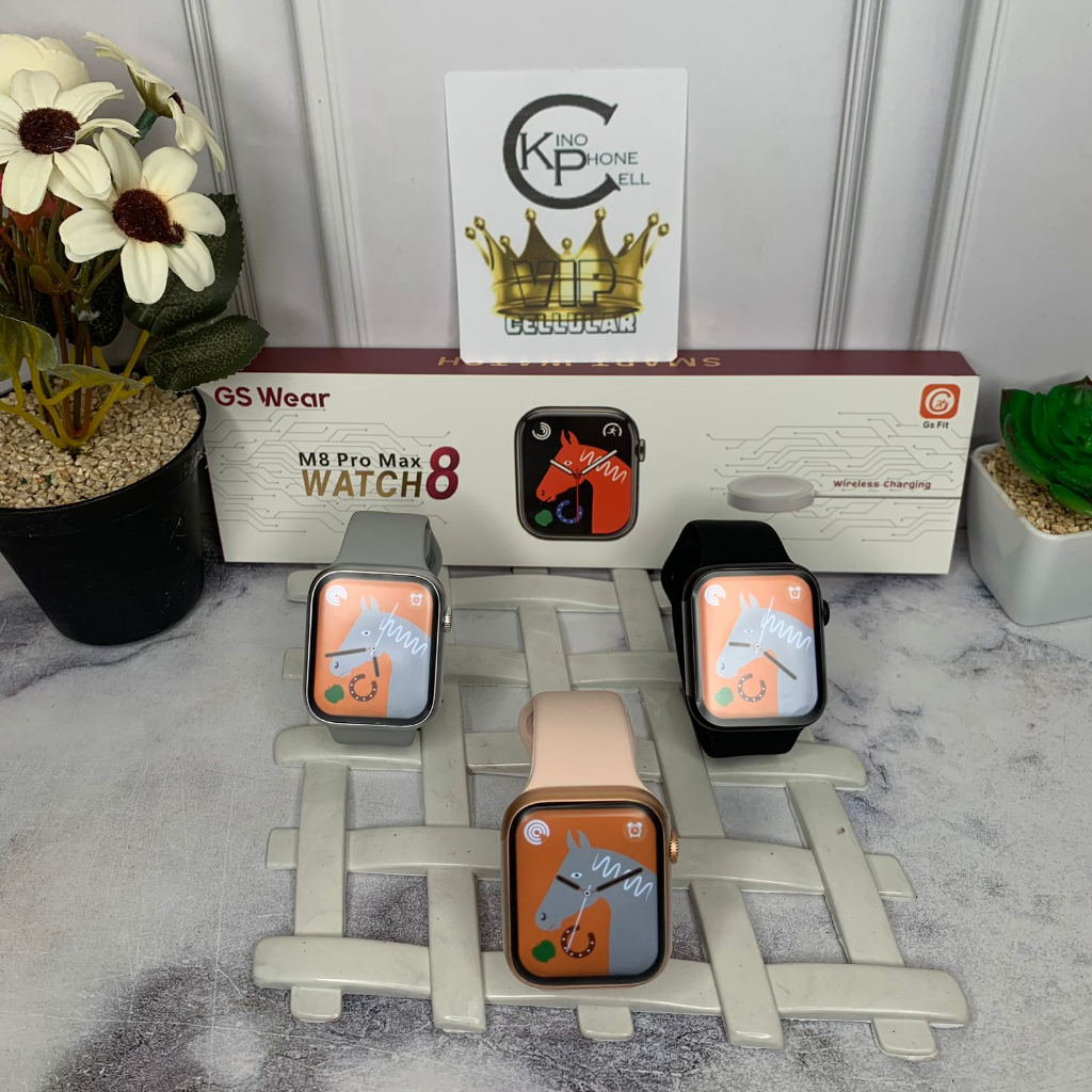 Smartwatch GS Wear M8 Pro Max Watch 8 Smart Watch Pria Wanita