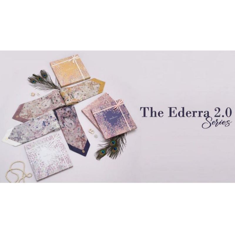 Ready,  Hijab Buttonscarves - The Ederra 2.0 Square Series (Voal 110 x 110 cm)
