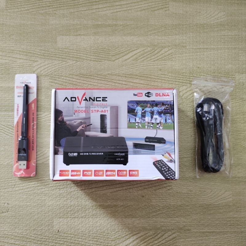 Set Top Box Advance DVB T2 STP A01 Android Receiver STB TV Digital