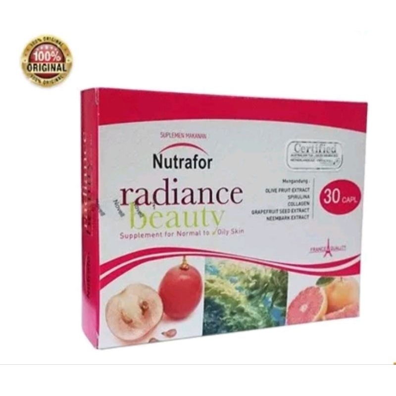 Nutrafor Radiance Beauty / 1 box isi 30 biji