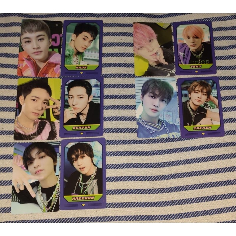 MD GLITCH MODE NCT DREAM PHOTOCARD MATCHING CARD GAME MARK RENJUN HAECHAN JENO JAEMIN