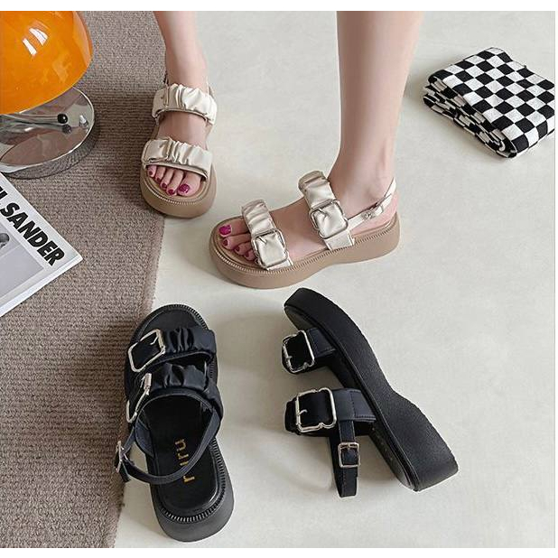 1531 Sandal Tali Wanita Import Sendal Kekinian