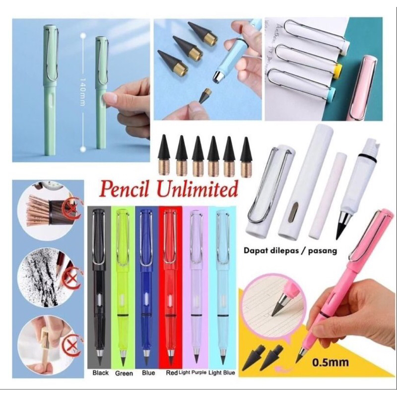 

PENSIL UNLIMITED/PENSIL TULIS ANAK MAGIC/PENSIL ETERNAL PREMIUM