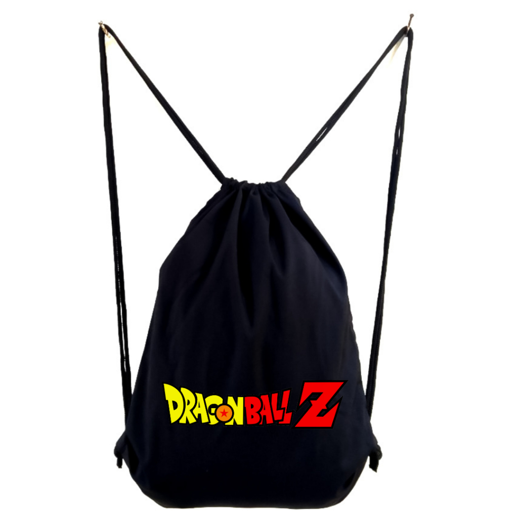 LIMITED EDITION DTF Stringbag DRAGON BALL Tas Ransel Serut drawstring drill hitam manga anime || kiiyoomii ||