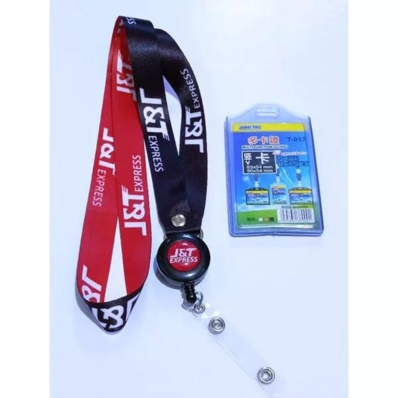 

Lanyard jnt ID card J&T | tali nametag Jnt