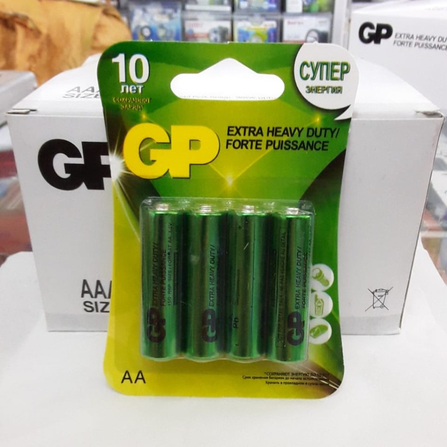 Baterai GP Alkaline AA Isi 4 Pcs 1.5V - Batre Batere GP AA Alkaline 1.5V | cunvalla