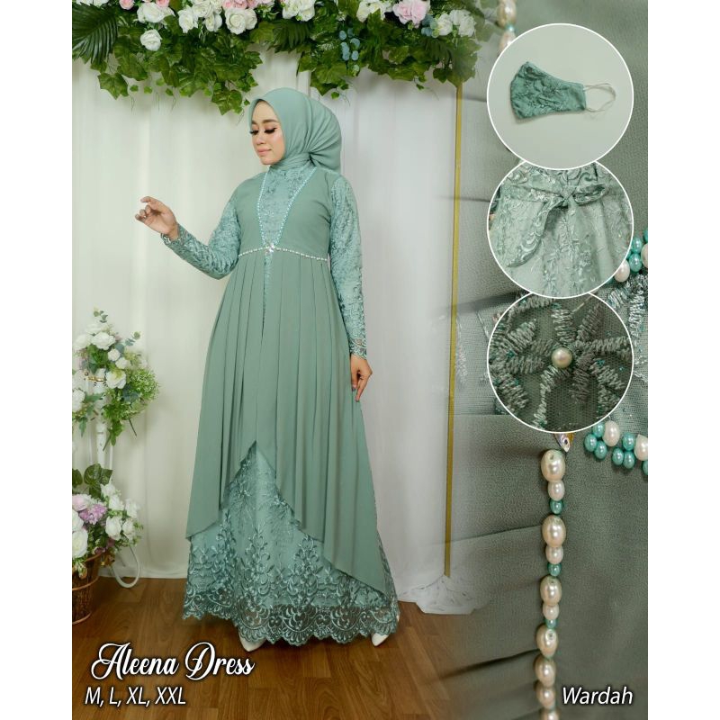 KEBAYA MODERN//ALEENA DRESS//SERAGAMAN KELUARGA//BAJU PESTA LAMARAN//KEBAYA WISUDA//BAJU KONDANGAN//BAJU LEBARAN//ORIGINAL BY SABANA KEBAYA//MDHBROTHER