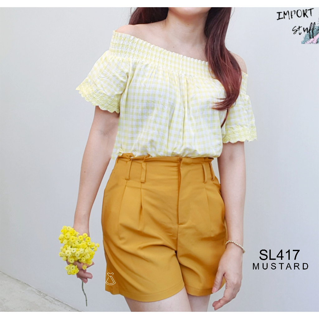 SEOLA - SL417 - Celana Pendek Cotton Casual