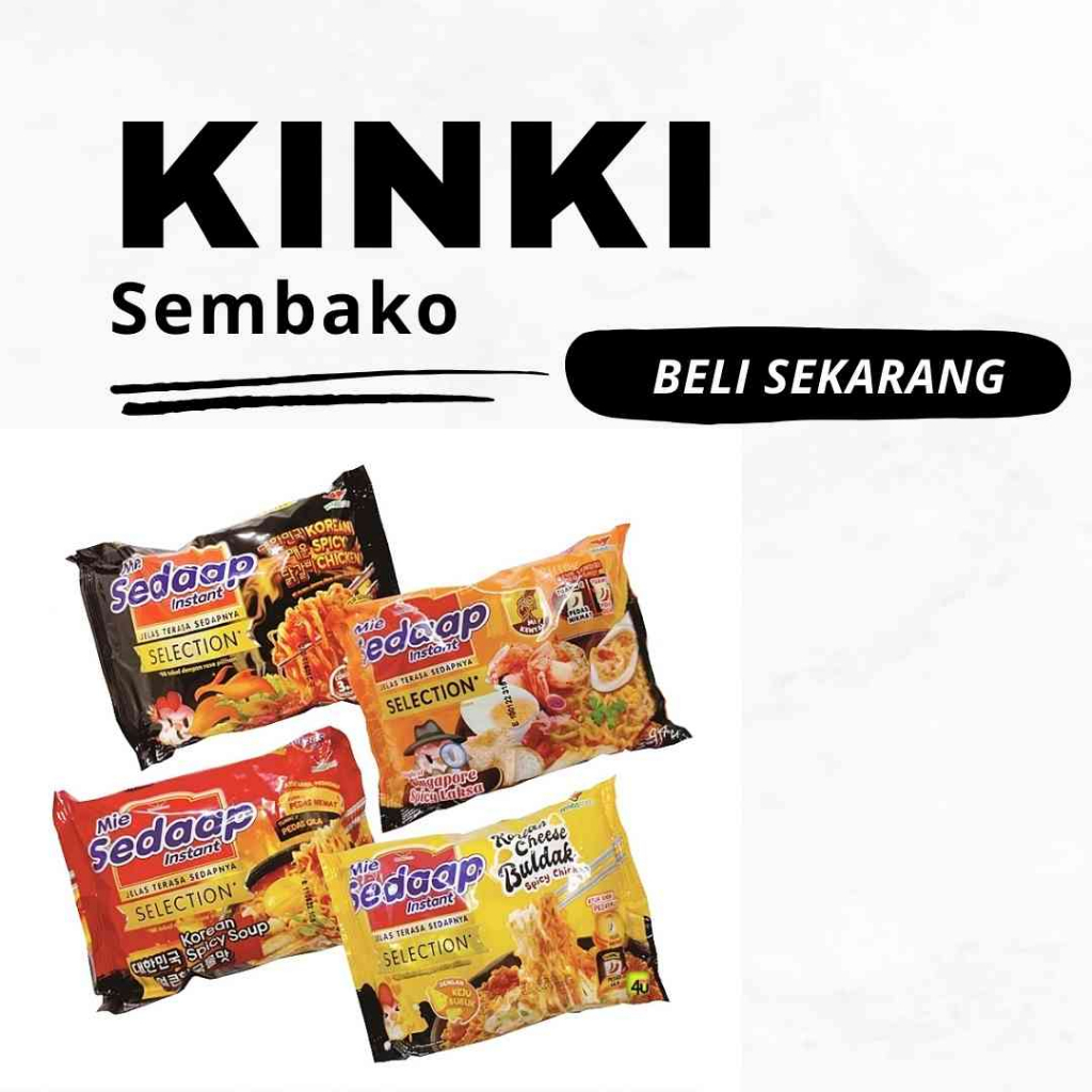 MIE SEDAP SELECTION ALL VARIANT 1 DUS BISA CAMPUR (40PCS) / SEDAP KOREAN SPICY CHICKEN/ SINGAPORE SP