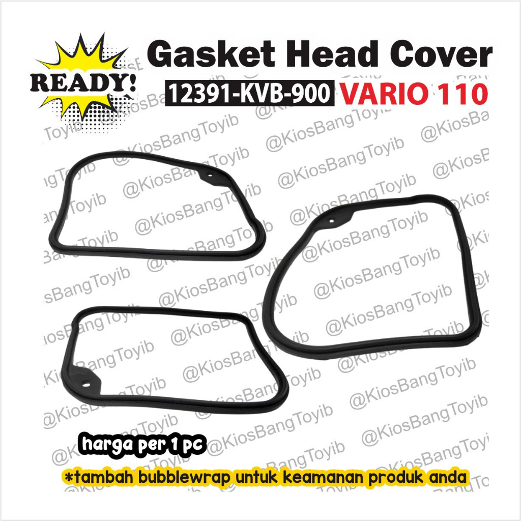 Karet Gasket Head Cover Honda VARIO 110 (12391-KVB)