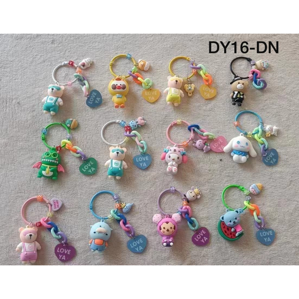 Gantungan Kunci Lucu doggy dogi Karakter HK for Handphone DY16 DY17 DY20 DY21