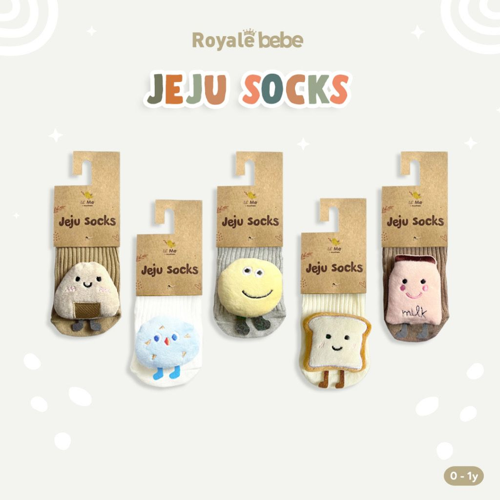 Royale Bebe Jeju Socks/Kaos Kaki - Kaos Kaki Bayi 0-1 Tahun