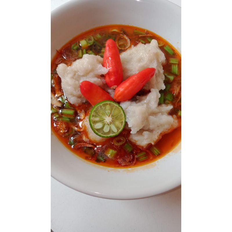 

bakso ikan tenggiri kriting isi 15