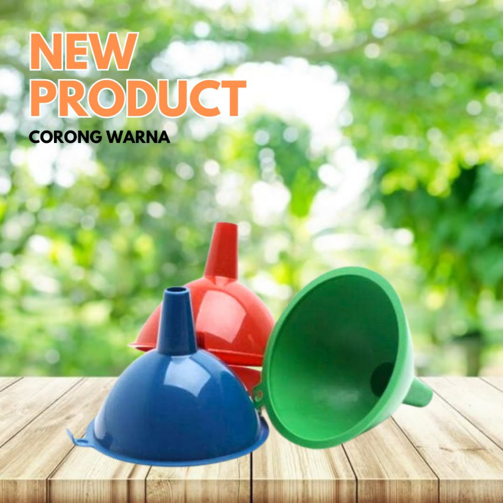 (MTK) Corong Plastik Warna Warni / Corong Besar / Corong Kecil / Corong Minyak Serbaguna