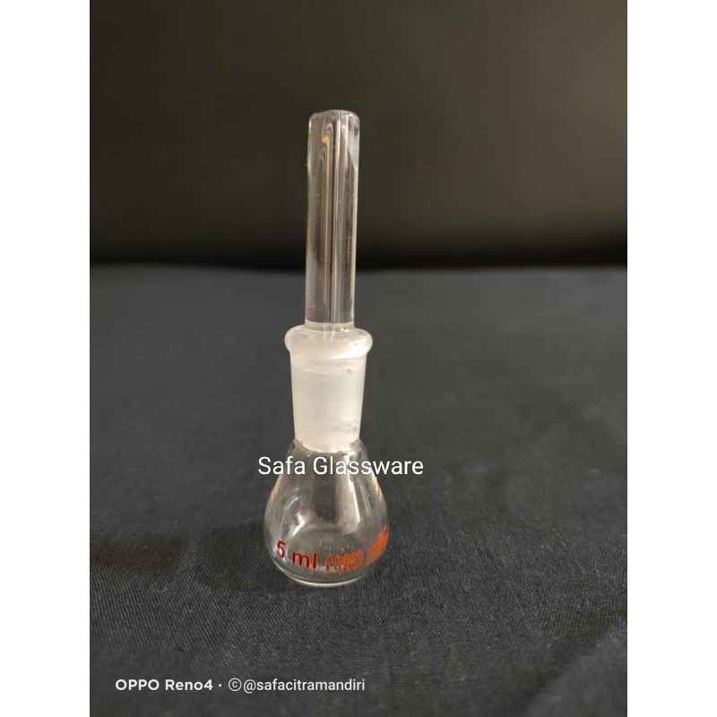 Picnometer 5ml Pyrex/ Piknometer 5ml Pyrex