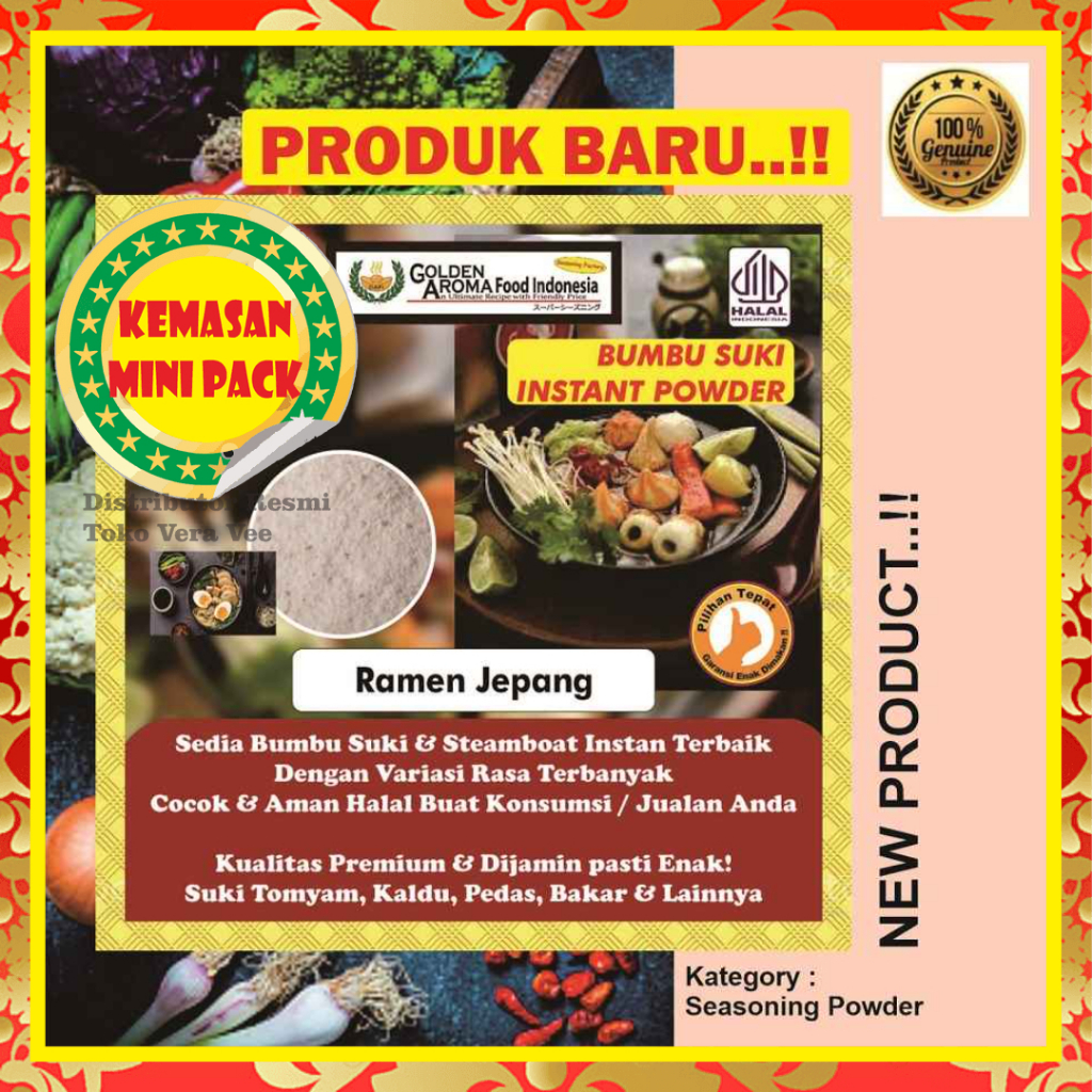 

Bumbu Suki Halal RAMEN JEPANG 50Gr Shabu Hotpot Sample Rasa RAMEN JEPANG Kecil Instan Steamboat Sabu Kuah Soup Original Stemboat Steamboot Sukiyaki Grill Bakar Instant Gafi Murah Enak Terbaik Premium Promo Rekomendasi