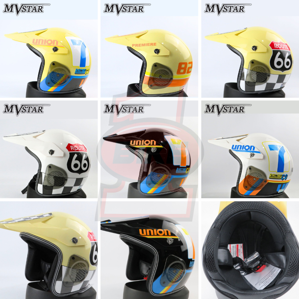 Helm Mvstar Gp jet/ Helm Dewasa/ Helm SNI/ Helm Classic/ Helm Remaja/ Helm pria dan wanita