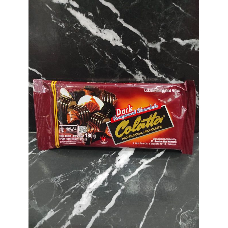 

COLATTA DARK COMPOUND 180gr/COKLAT BATANG