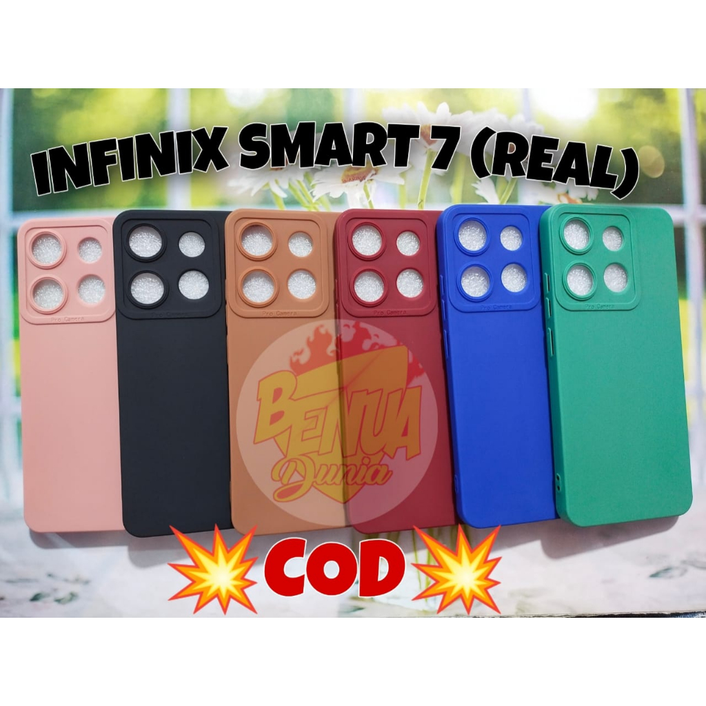 CASE INFINIX SMART 7 NEW (REAL) SOFTCASE BABY PRO KAMERA SMART 7 REAL - BD