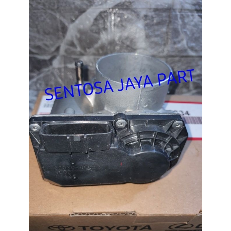 TROTOR THROTTLE BODY INNOVA REBORN BENSIN FORTUNER VRZ HILUX REVO ASLI 22030-0C030