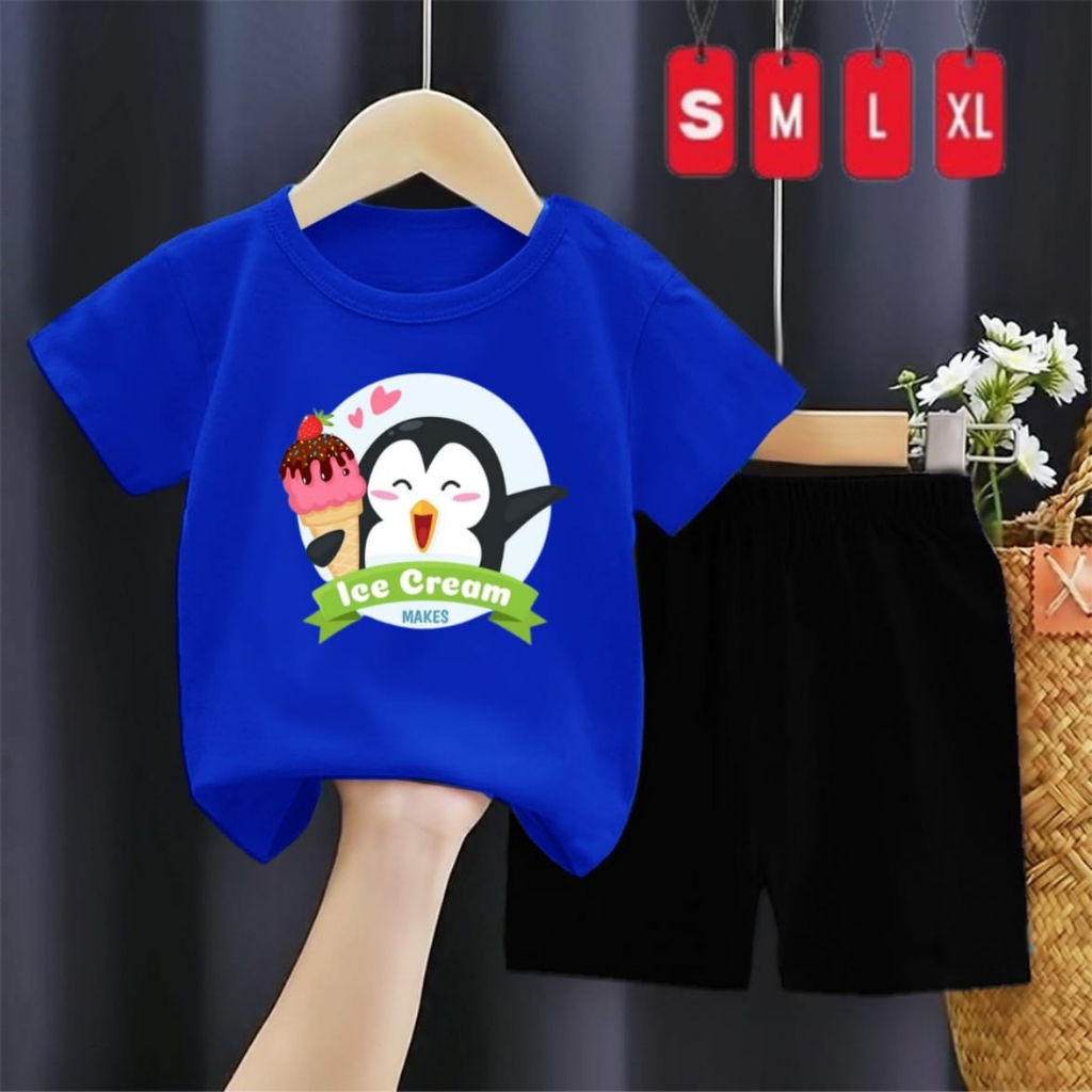 Setelan Anak Eskrim Pinguin/ Onset Sp PE24s Wn