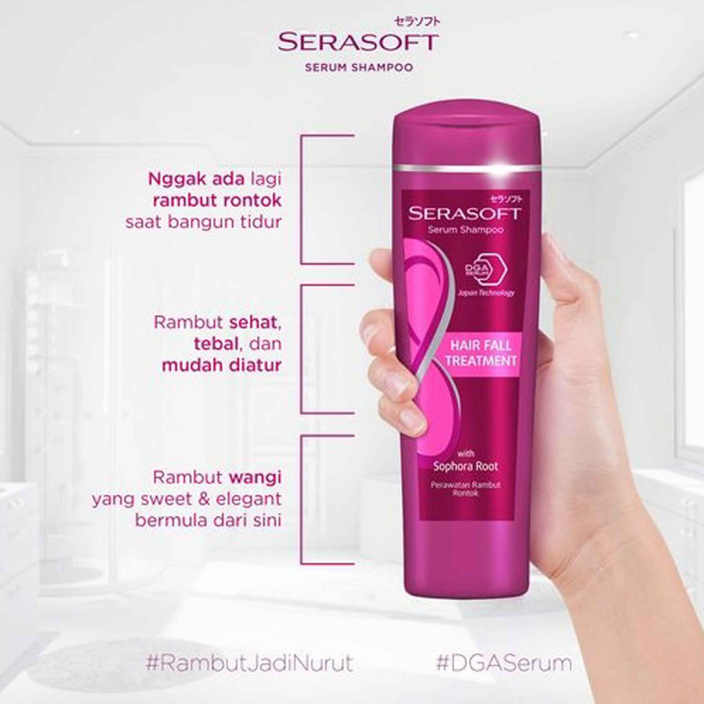 Serasoft / Serum Shampoo / Shampoo Rambut / 170ml