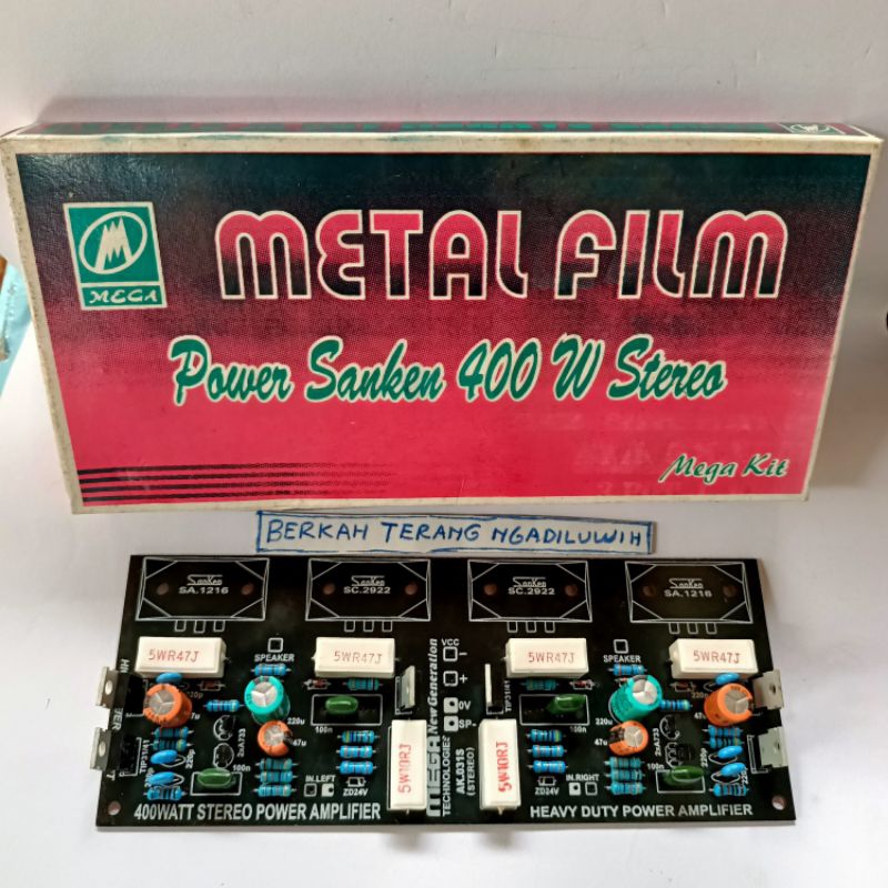 Power Sanken 400w stereo