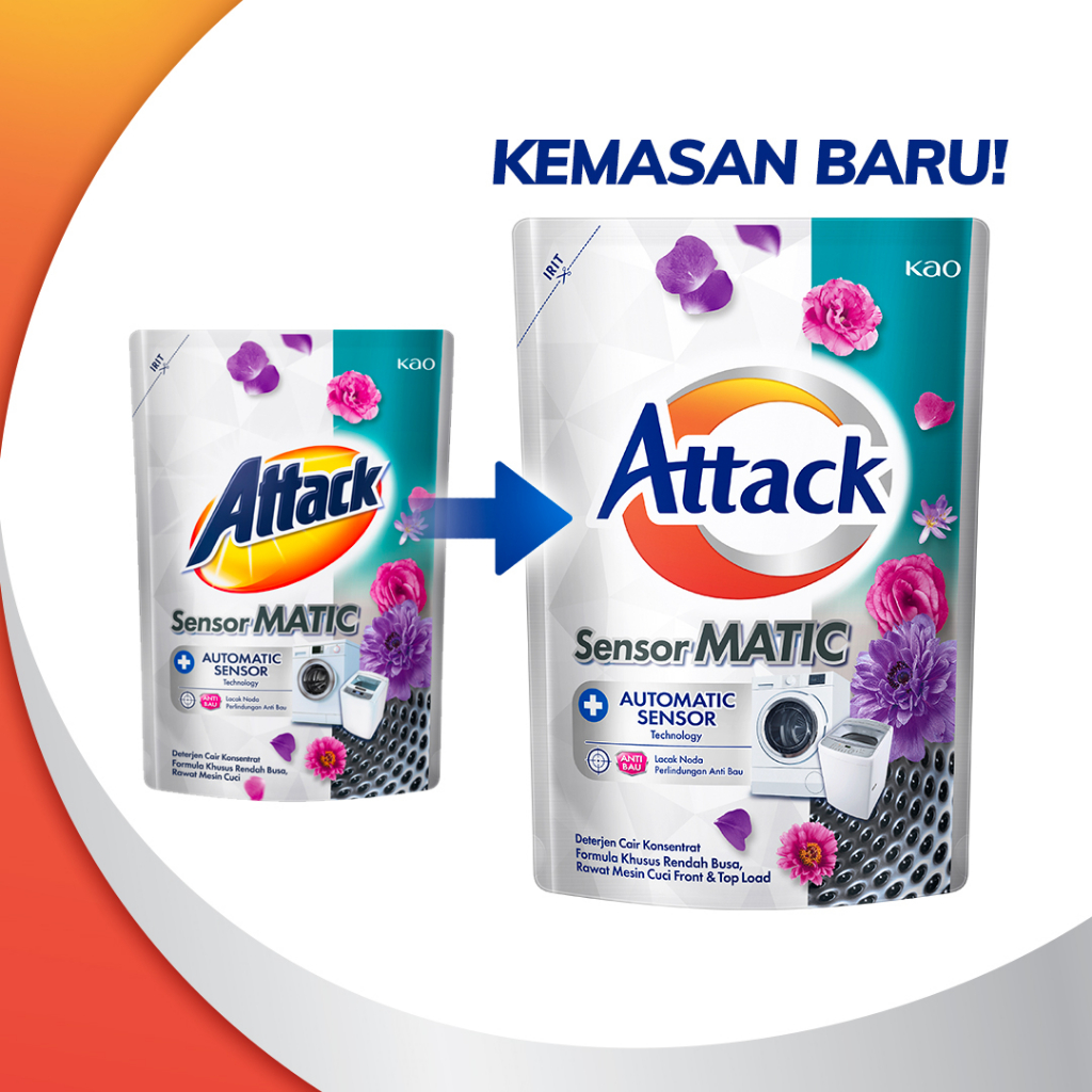 Attack Sensor Matic Deterjen Cair Semua Jenis Mesin Cuci 1200 mL