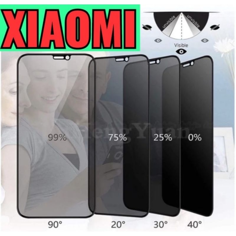 TG KACA Tempered Glass Anti-Spy Redmi 7 / Redmi 8 / Redmi 8A / Redmi 8A PRO / Redmi 9A / Redmi 9i / Redmi 9C / Redmi 9AT / Redmi 9C NFC / Redmi 9 Prime / Redmi 9 Power / Redmi 10 5G / Redmi 10 A / Redmi A1 4G / Pocophone M5 / Redmi Note 7 / Redmi Note 8