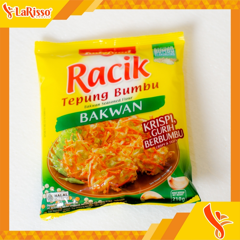 

INDOFOOD RACIK TEPUNG BUMBU BAKWAN 210GR