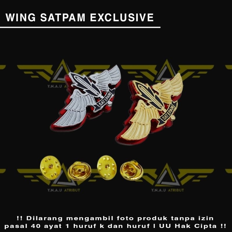ATRIBUT SATPAM / WING SATPAM TERBARU EXCLUSIVE