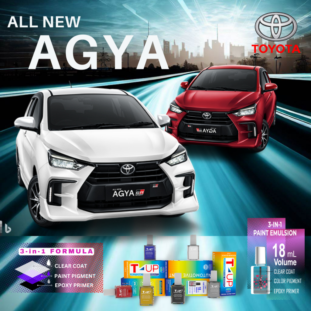 Cat oles T-Up khusus Toyota New AGYA 2023