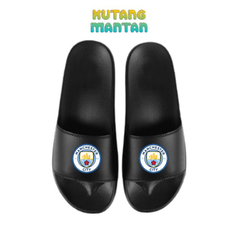 Kutang Mantan - Manchester City Sandal Slop | Sandal Slide | Sandal Pria | Sandal Wanita