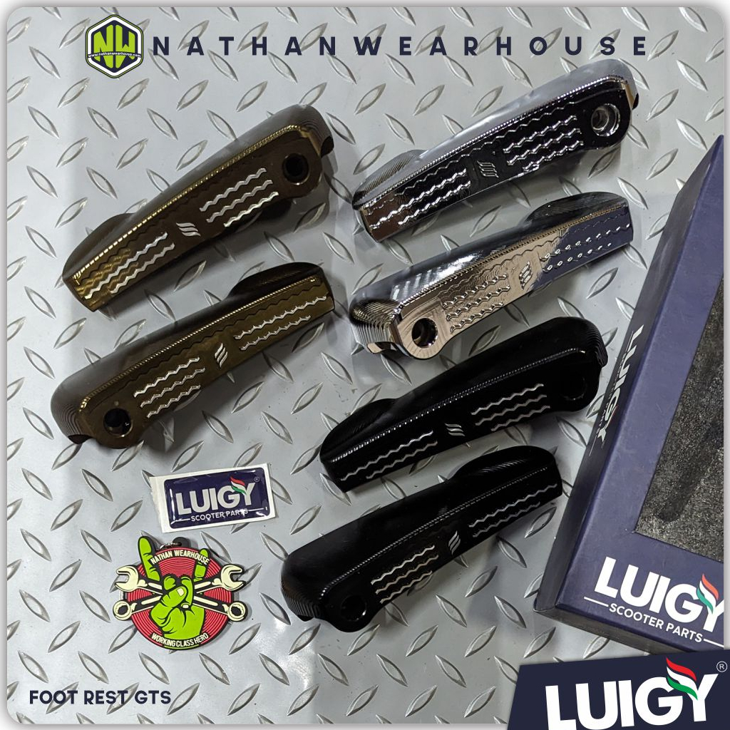 Foot Step Footstep Pegs Vespa GT series GTV GTS Luigy