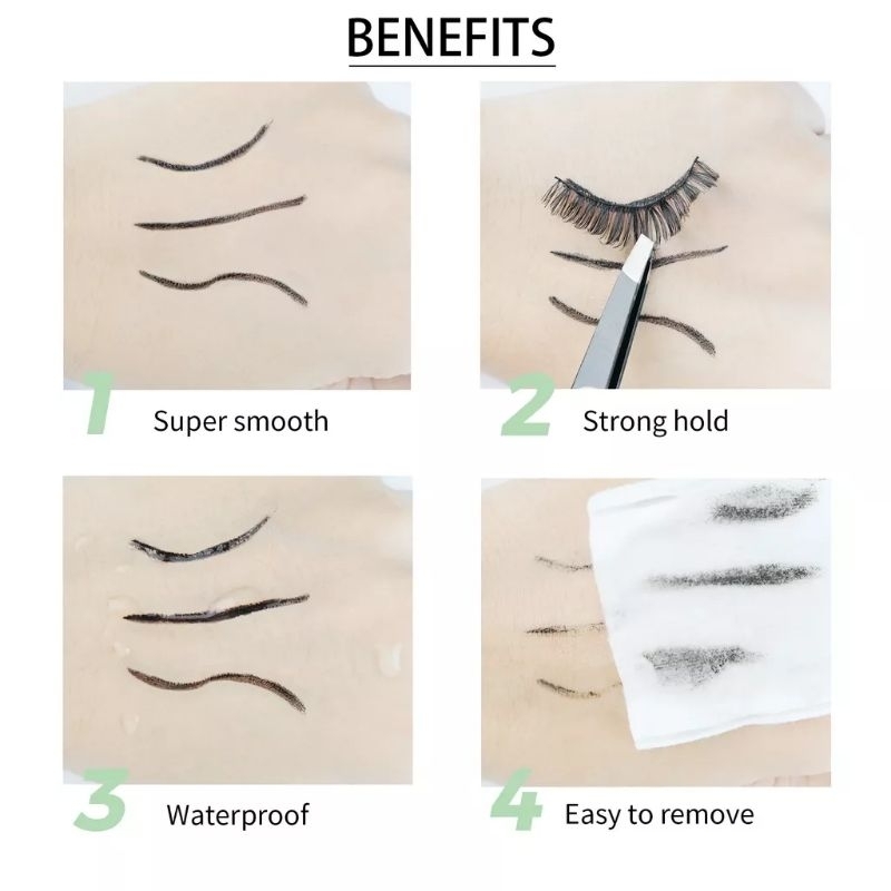 GLAMFIX Adhesive Lash Liner 2In1