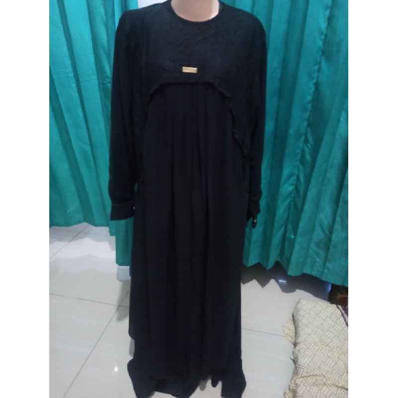Gamis mute/Gamis ceruty/Brukat Malika/Hikmat/Gamis zhafira