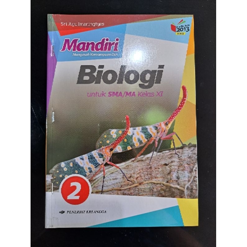 

buku paket second Biologi untuk SMA/MA kelas XI penerbit Erlangga