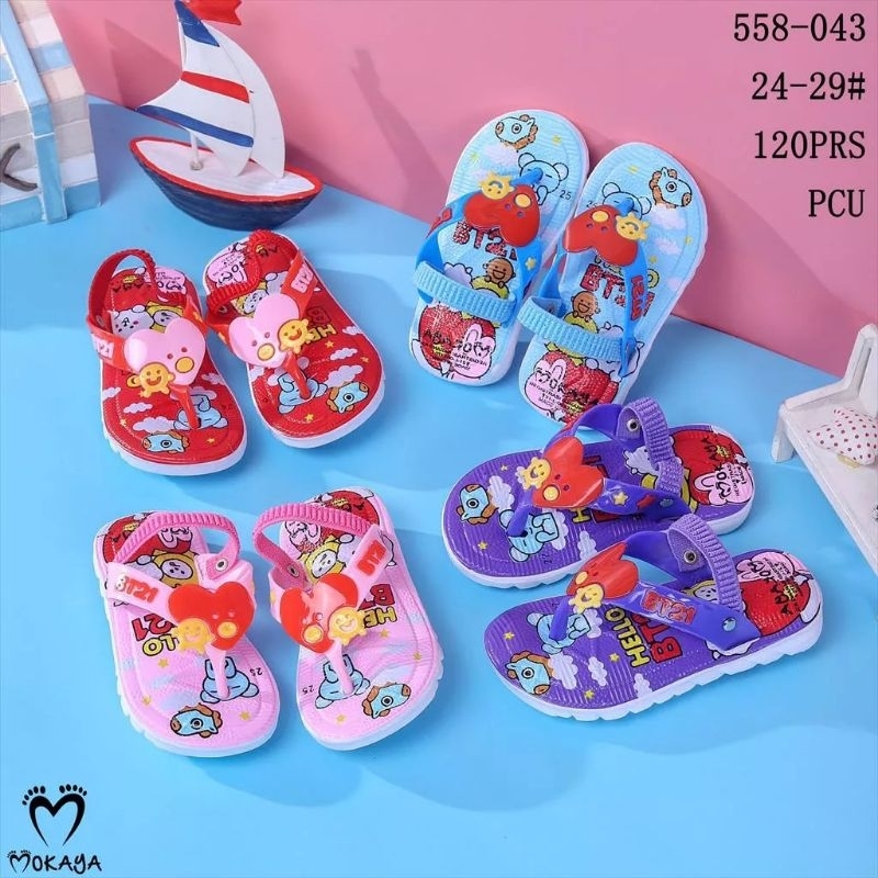 Sandal Bunyi Cit Cit Karet Motif Bayi Perempuan dan Laki Sandal Bunyi Sandal Baby untuk belajar jalan