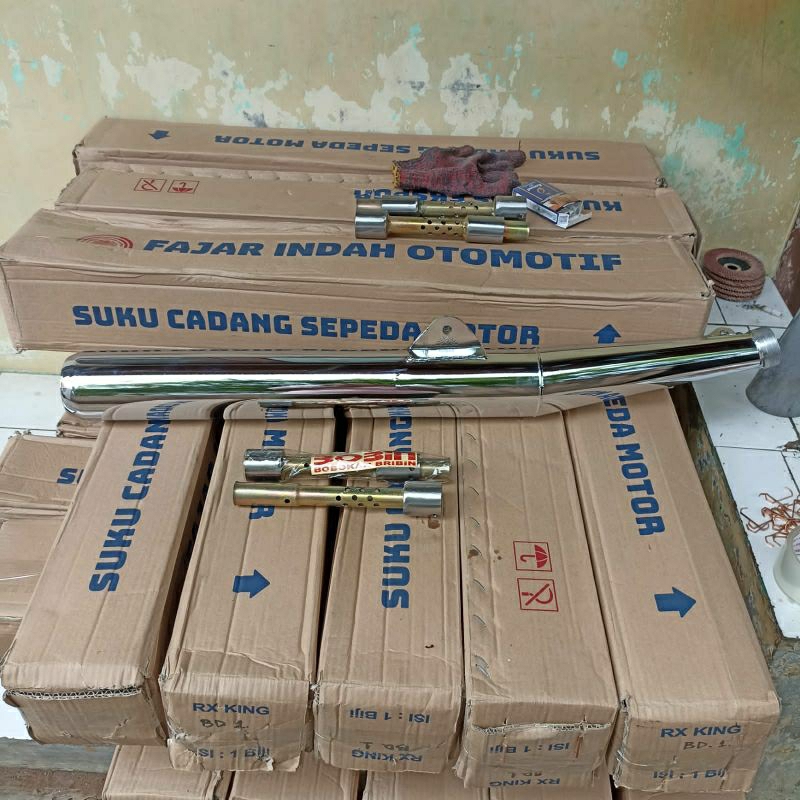 knalpot rx king tipe nuklir boban altech dan bobin
