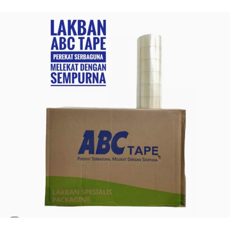 

HARGA PABRIK! ABC LAKBAN BENING 2 INCH 45 X 72 YARD 45MICRON