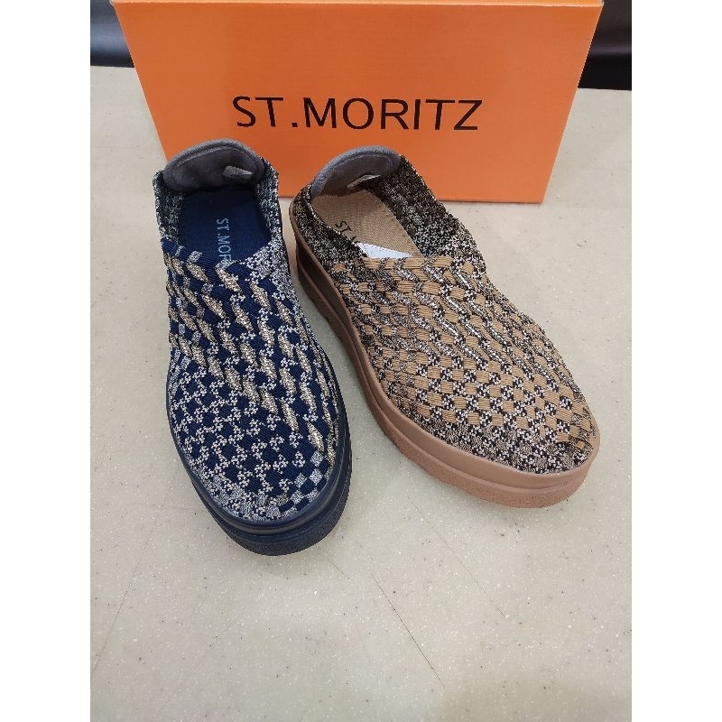 sepatu rajut wedges ringan St. moritz