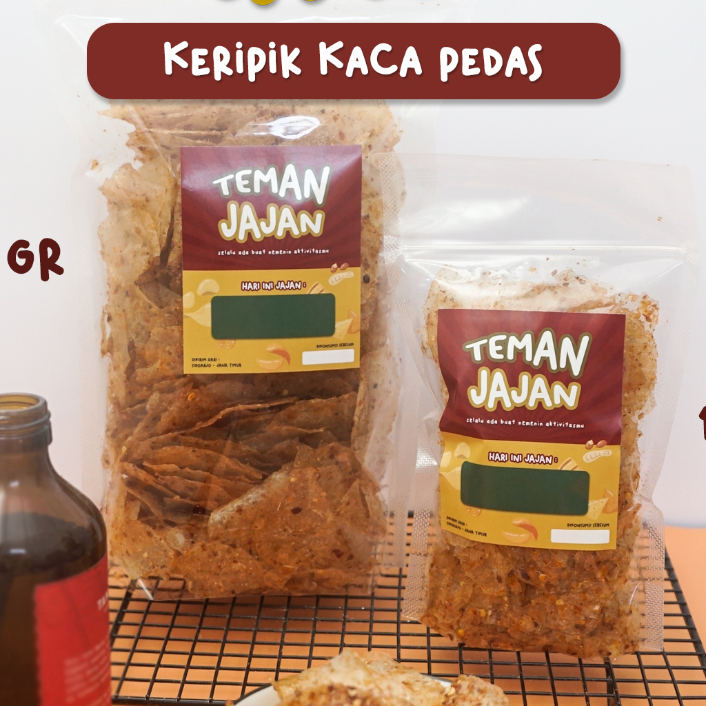 

KERIPIK KACA PEDAS DAUN JERUK KERIPIK SEBLAK ENAK 100 gram
