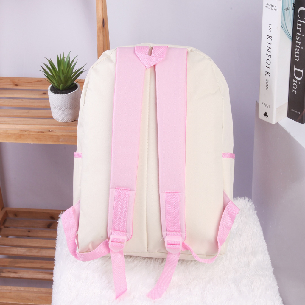 Tas Ransel Sekolah Anak Perempuan Lucu 3 Warna Realpict Kapasitas Besar Trend Backpack Distro Lagi Hits / Tas Ransel Serba Guna / Tas Punggung anak