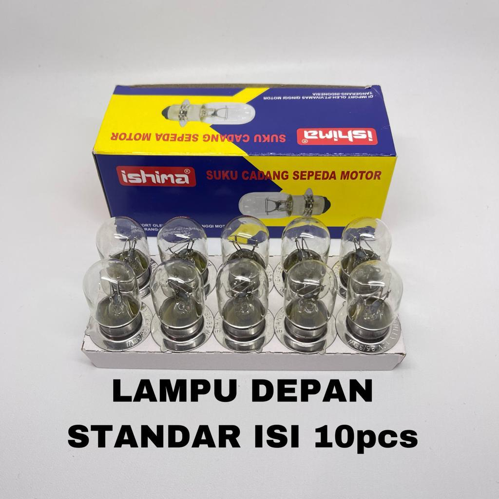 PROMO 10PCS LAMPU MOTOR STANDAR BOHLAM STOP DAN BOHLAM DEPAN BISA UNTUK SEMUA MOTOR 12V