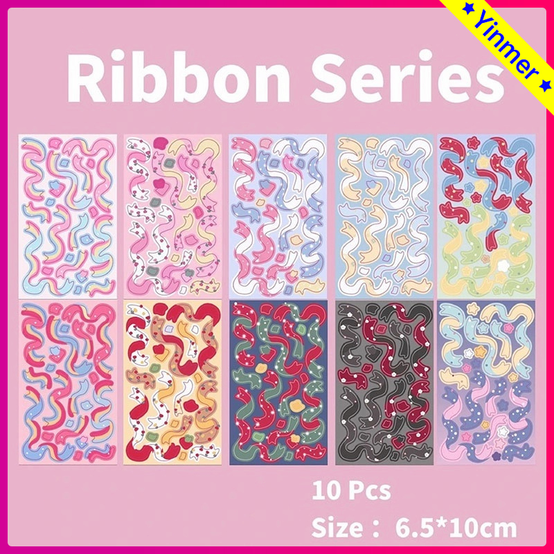 

COD✨1PC Stiker Pita Mengkilap / Stiker Dekorasi Buku Harian DIY Produk Baru Di Toko Kami-Kelas Kantor-Yimer