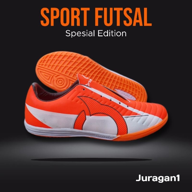 Sepatu Sport Olahraga Futsal Outsole Karet Komponen Original Bahan Lentur Standart Futsal Pria